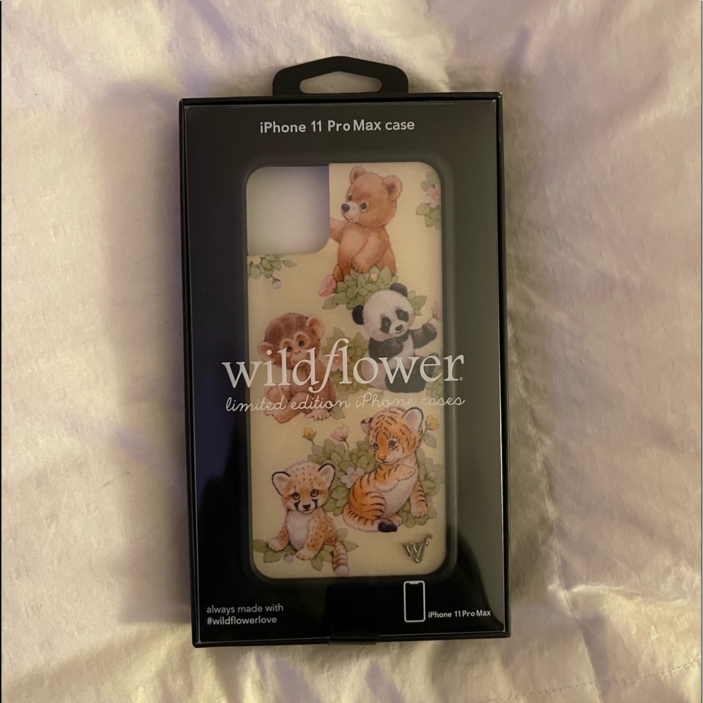 wildflower safari babies case for iphone 11 pro max 💛
